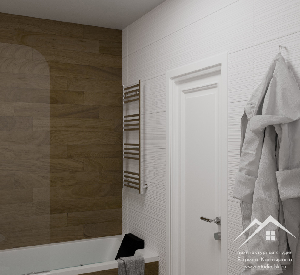 Дизайн-проект интерьера трехкомнатной квартиры 75 м²