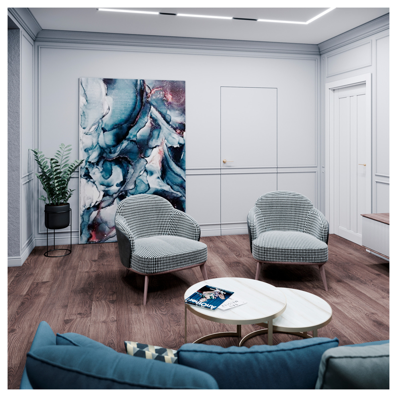 Квартира молодой девушки в Scandis