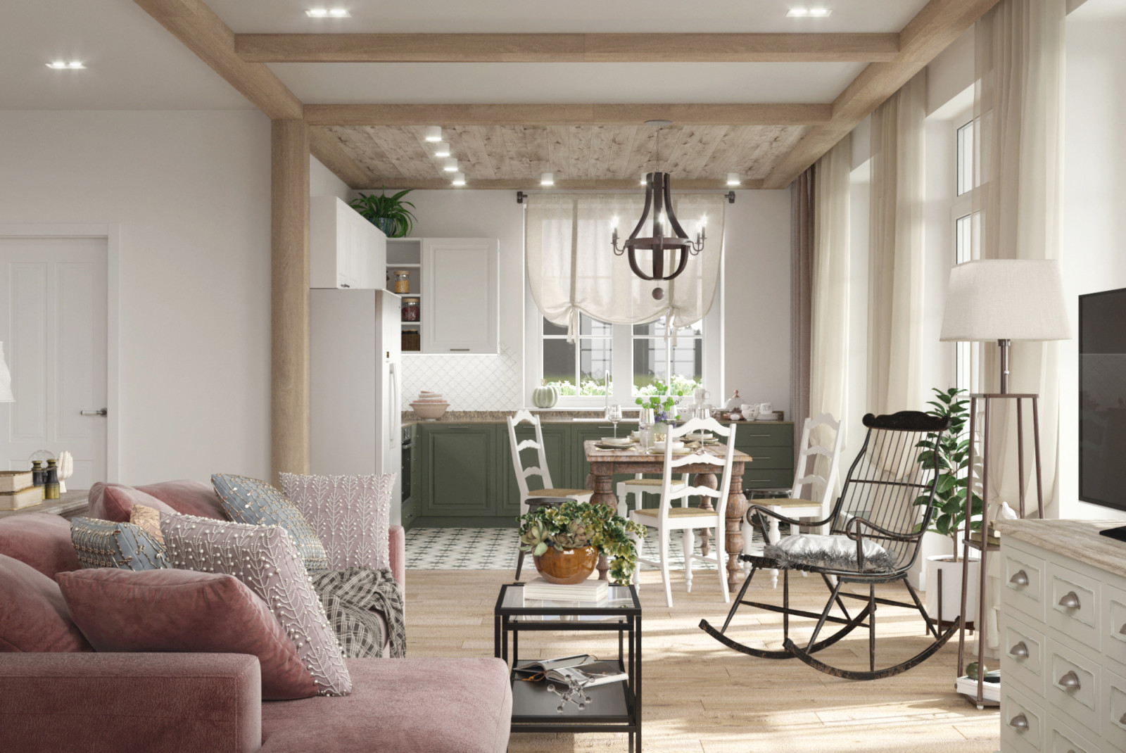 Интерьер загородного дома