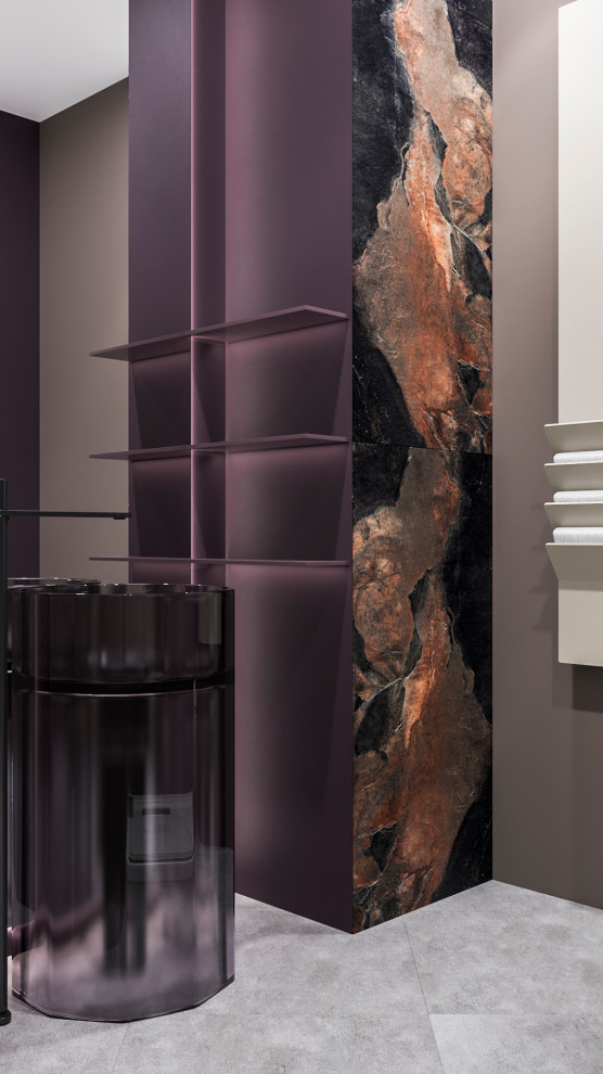 Дизайн спальни и сан узлов