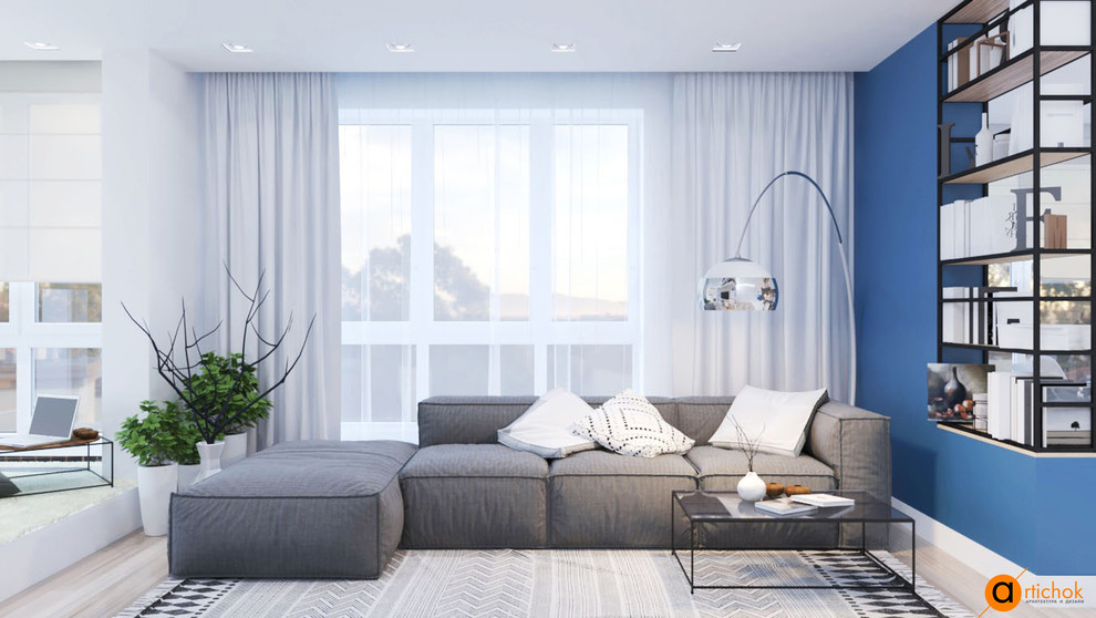 Идеи дизайна светлой гостиной