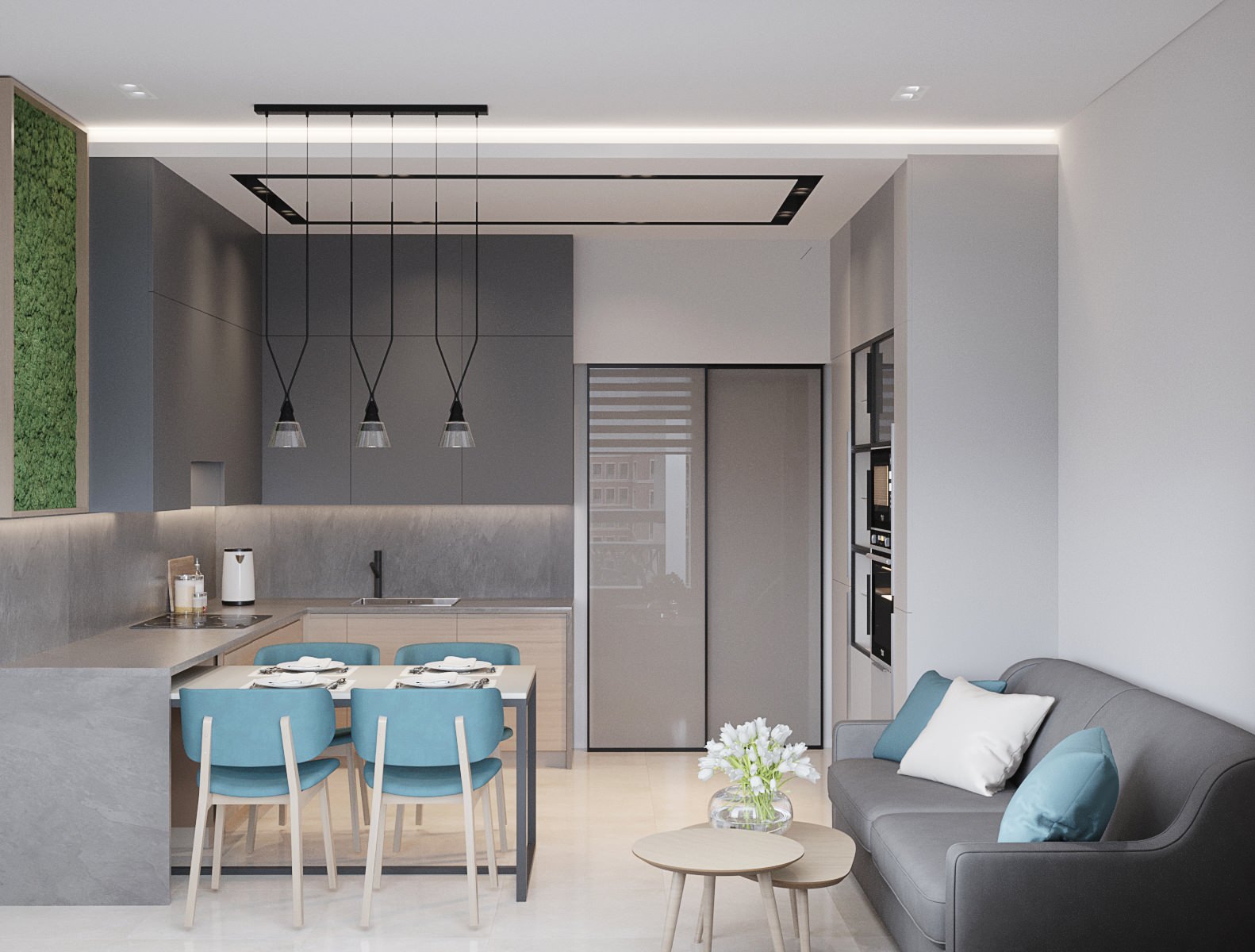 Квартира в ЖК BOTANICA, 73 м2