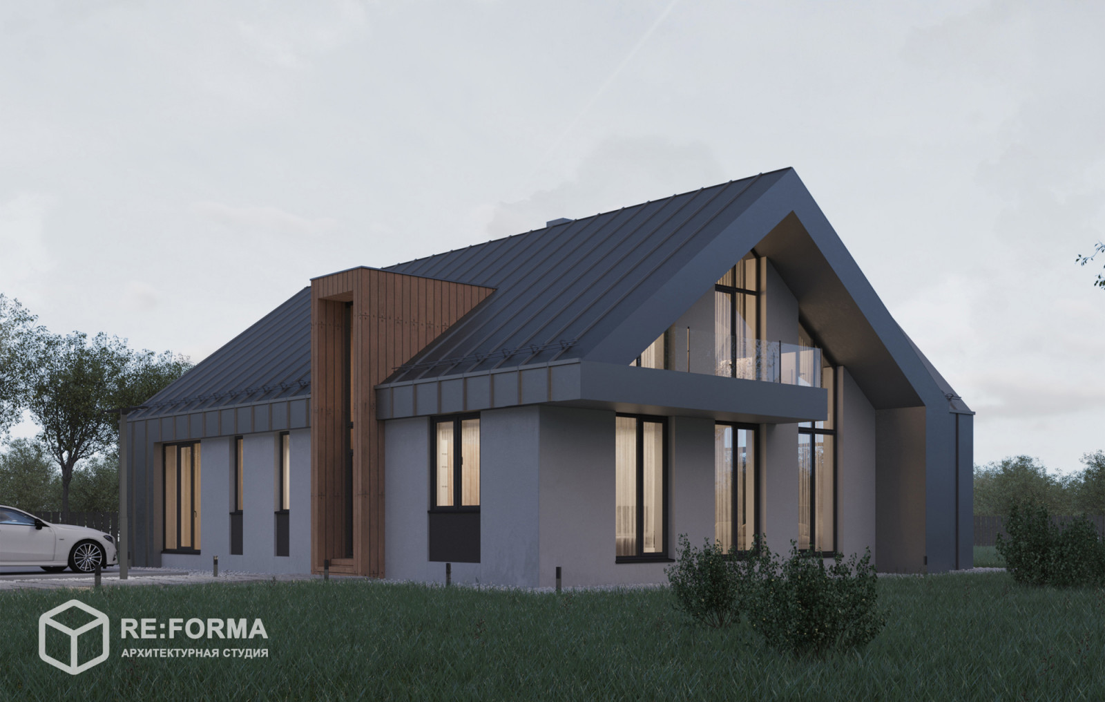 Дом в стиле BARNHOUSE