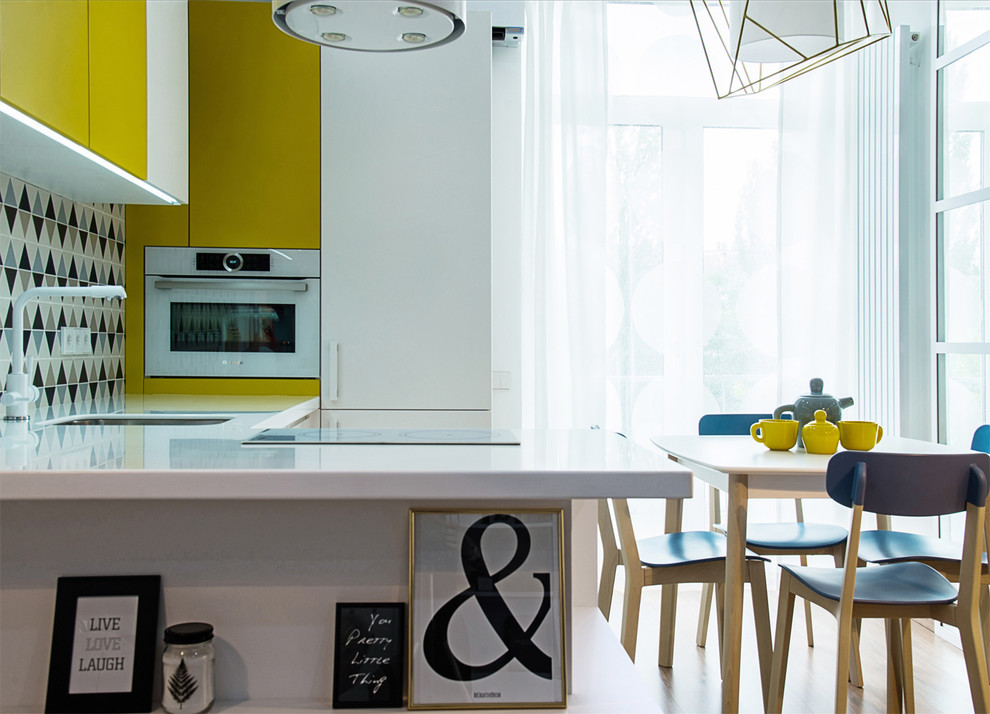 Houzz Украина: Скандинавский дизайн двухкомнатной квартиры 43 кв.м