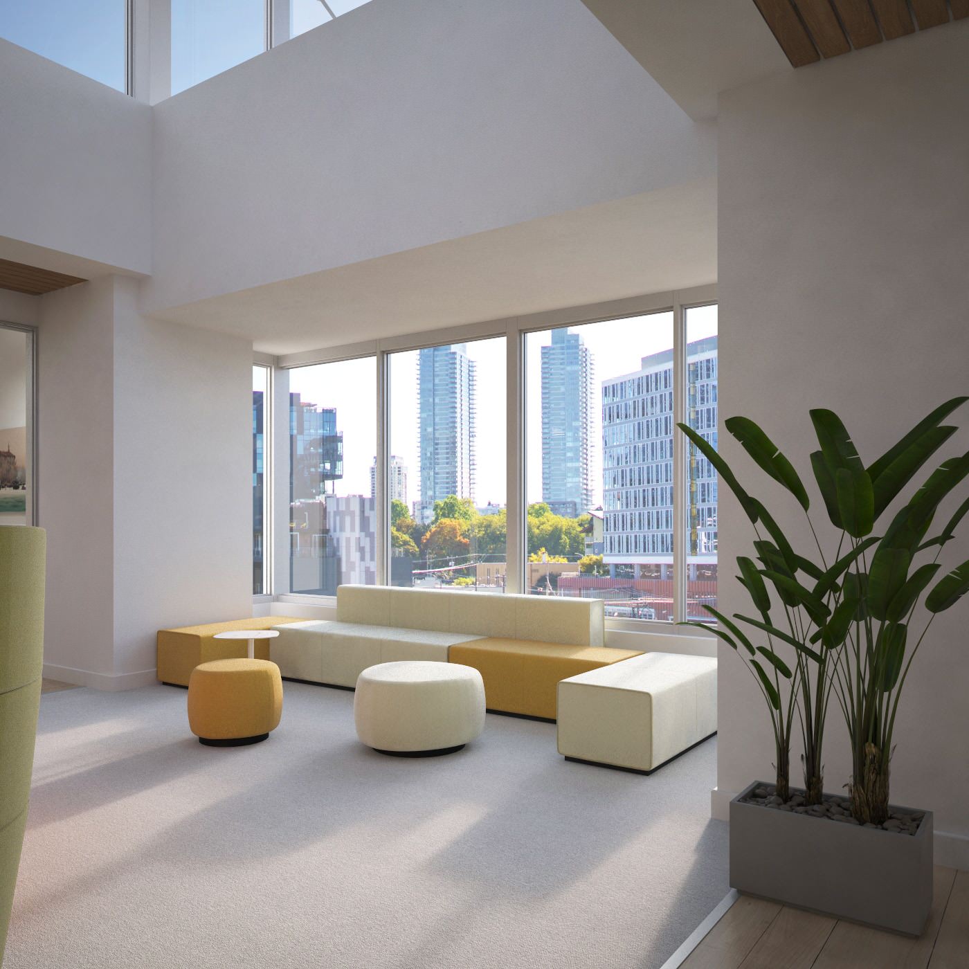 Офис.Оперативная мебель серии Тргетт и мягкая мебель серии Скорцезе