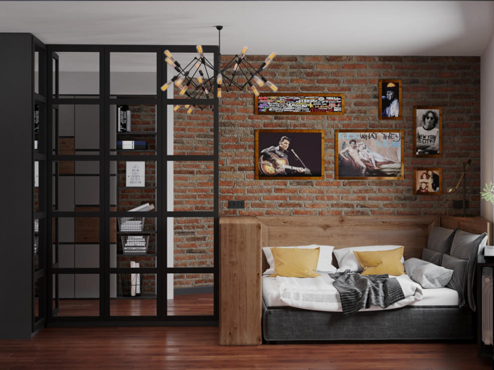 Комната для подростка в стиле лофт
