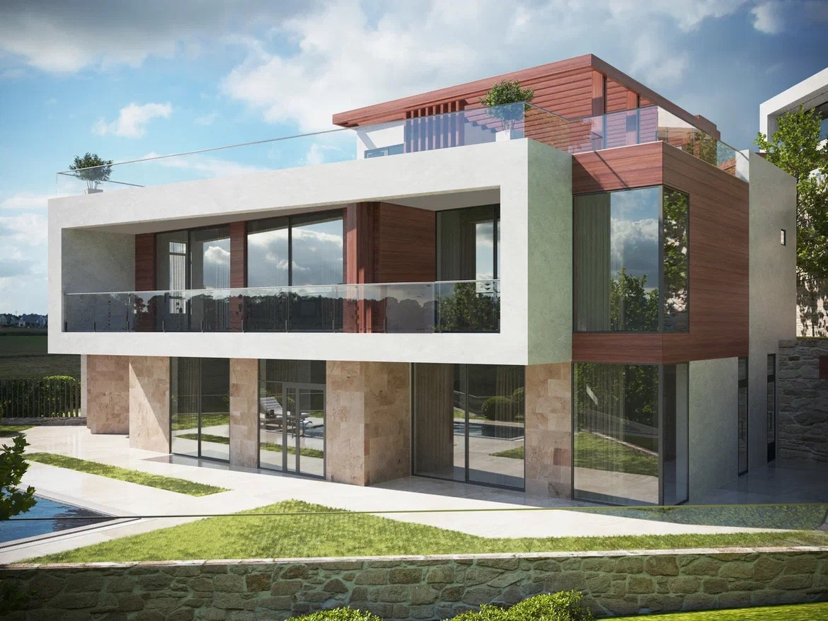 Обложка проекта: Частные жилые дома 500 и 350 кв.м.