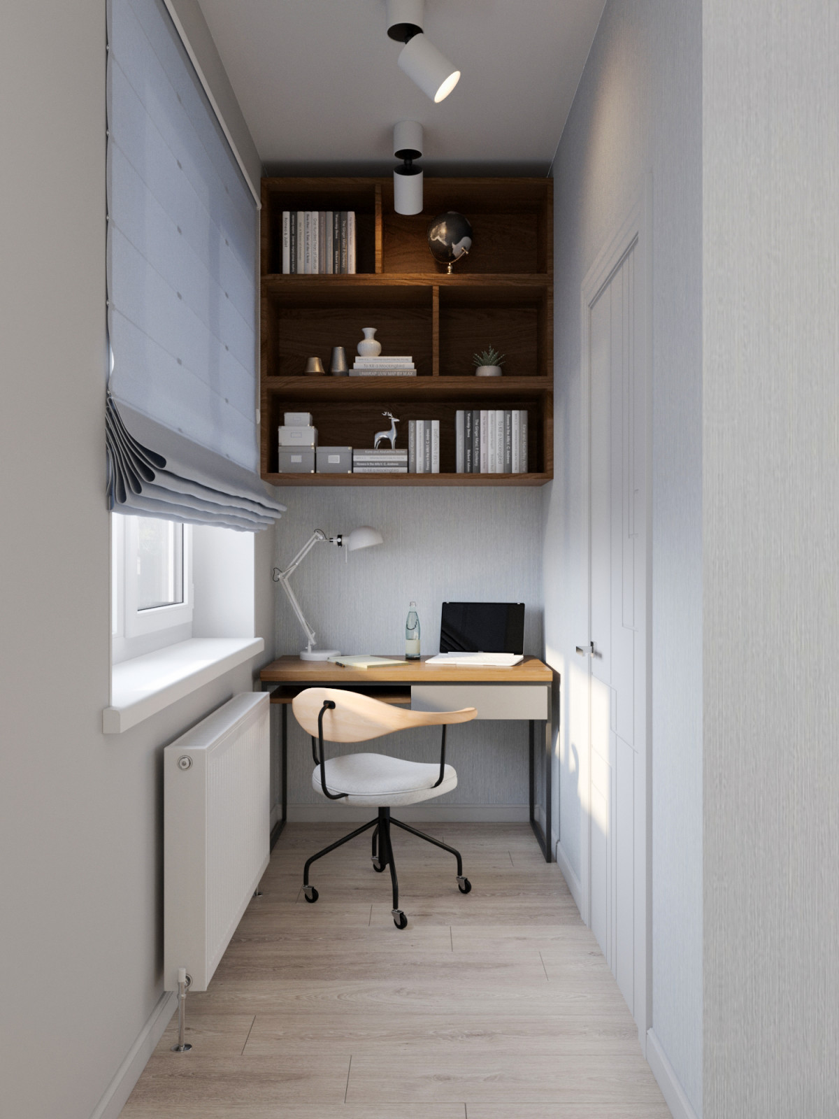 Спальня с гардеробной в таун-хаусе. Кемеровская обл.