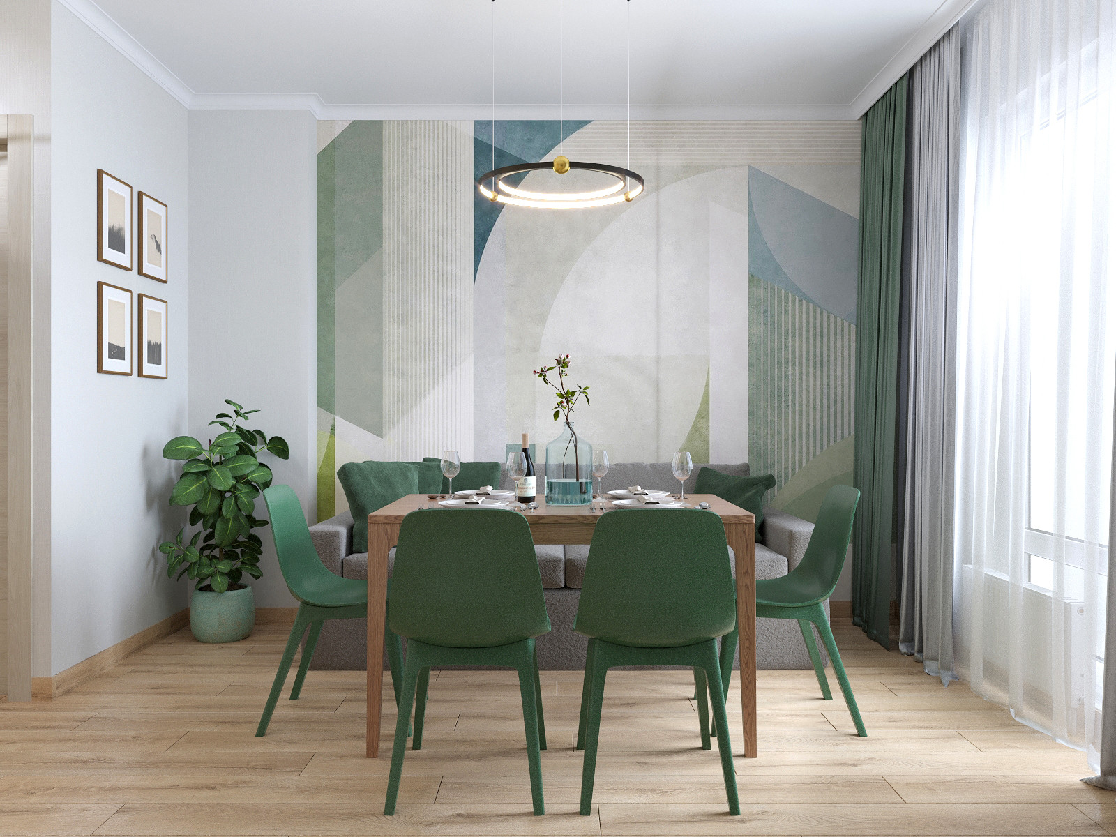 Обложка проекта: Проект 3-х комнатной квартиры ЖК "Фамилия"