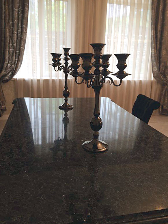 Кухня Руджери прямая с островом