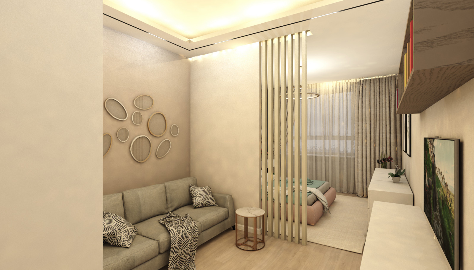 Квартира для девушки.