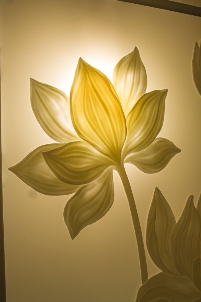 Световое панно барельеф подвесное