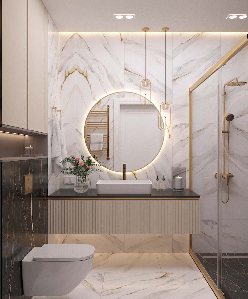 Обложка проекта: Дизайн проект ванной комнаты