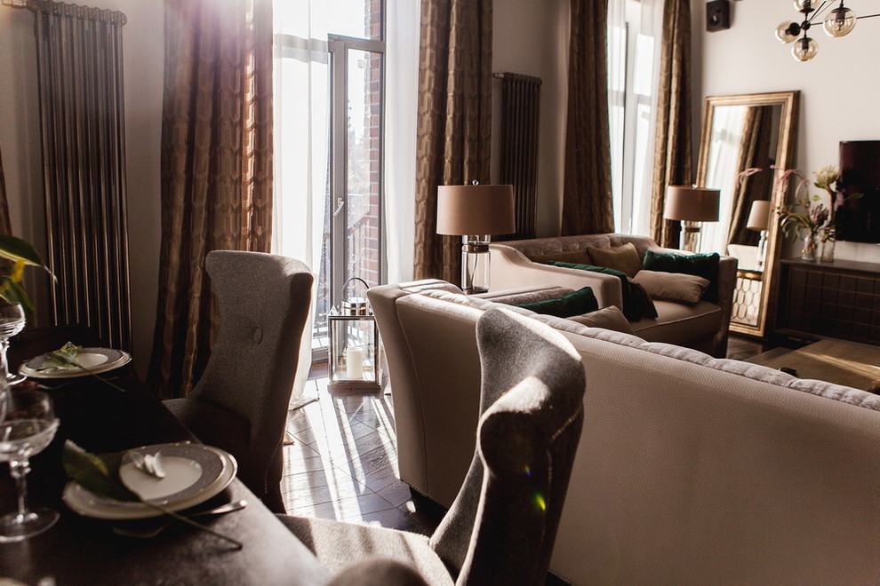 Скромное обаяние буржуа \\ гостиная-кухня