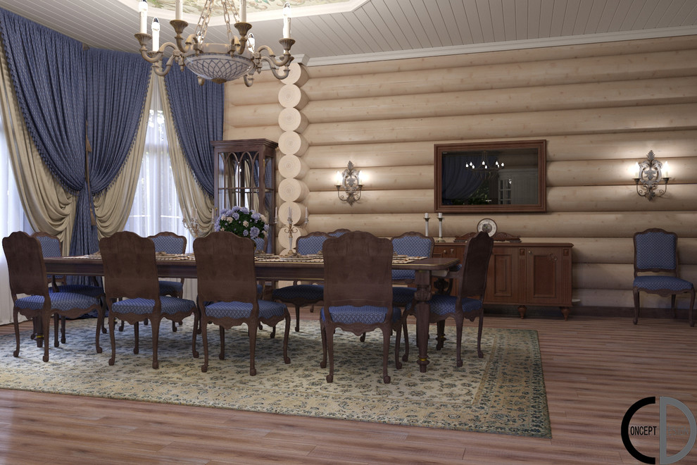 Готика в доме из бруса