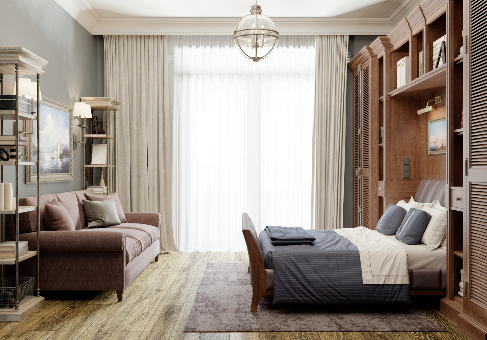 Квартира 200 м² в ЖК "Крестовский de luxe"