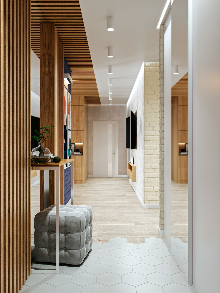 Кухня-гостиная в ЖК "Ньютон"