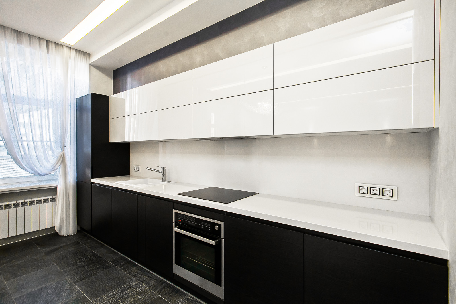 Реализованный проект. Минимализм и ничего больше. Квартира. Москва.