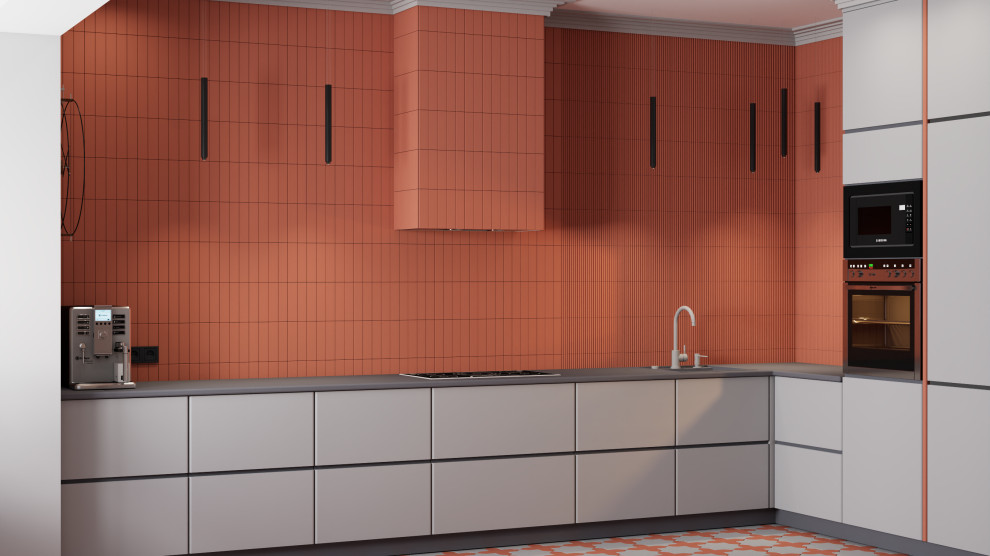 Проект кухни в Сочи 18 кв м