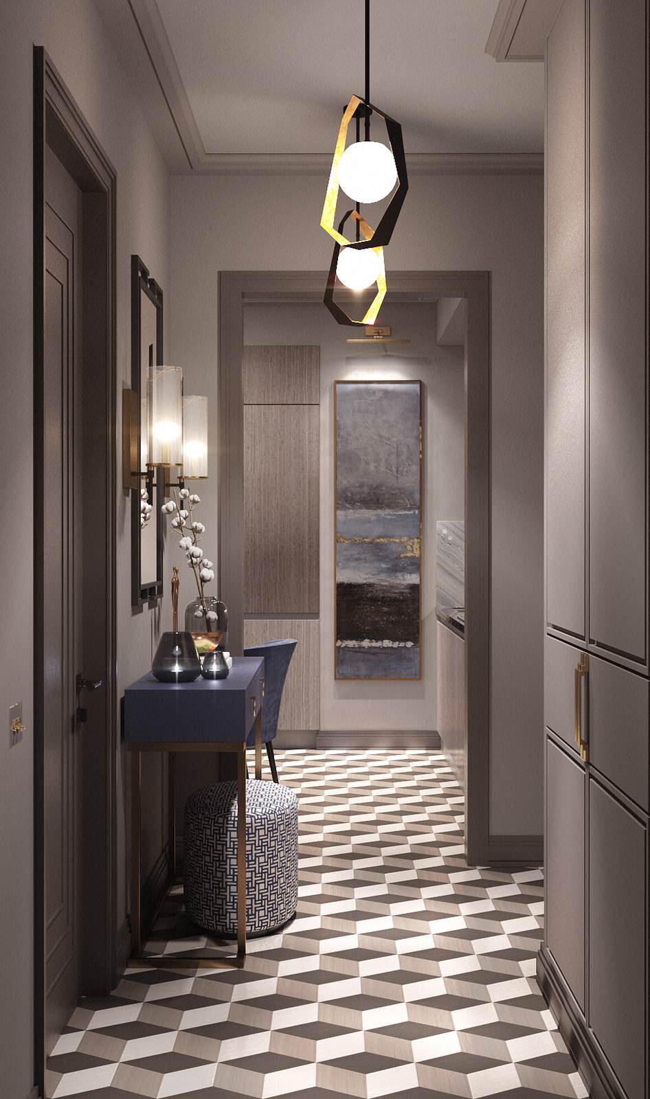 Дизайн трехкомнатной квартиры  в ЖК «Чемпион-парк»