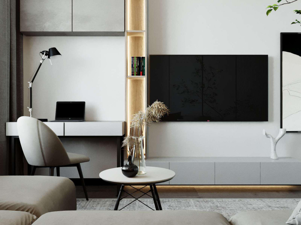 Дизайн-проект  квартира в ЖК «Живописный» 56 м²