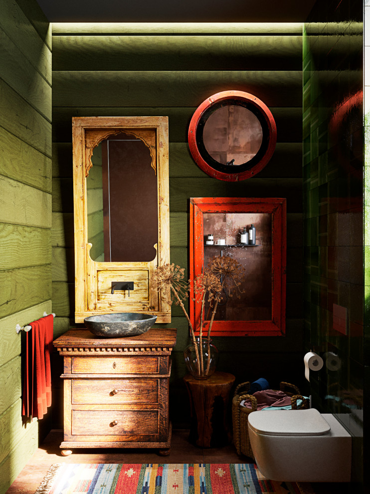 Яркий интерьер дачи на Дубровке