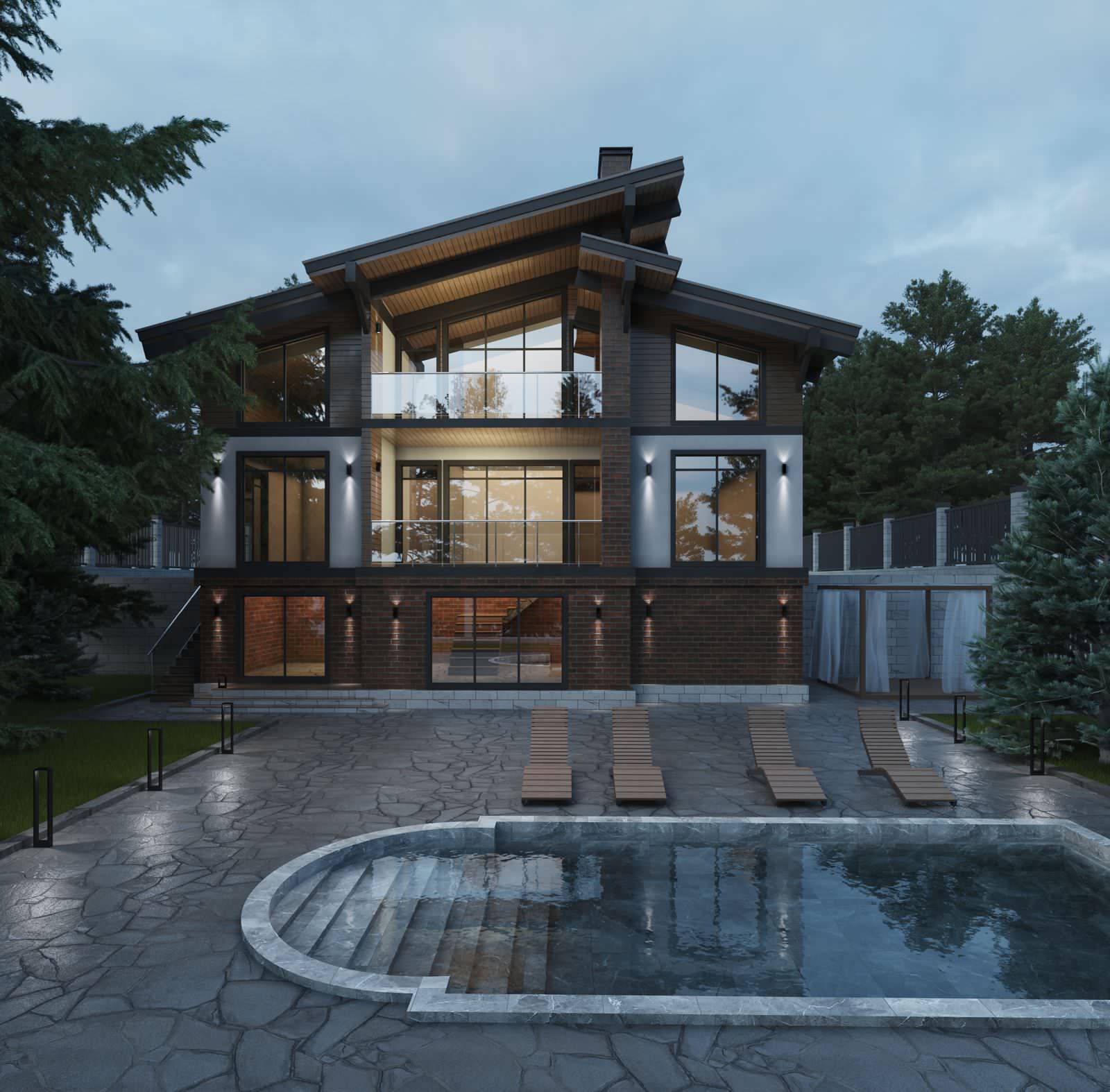 Обложка проекта: Жилой дом г.Сочи (Красная поляна)