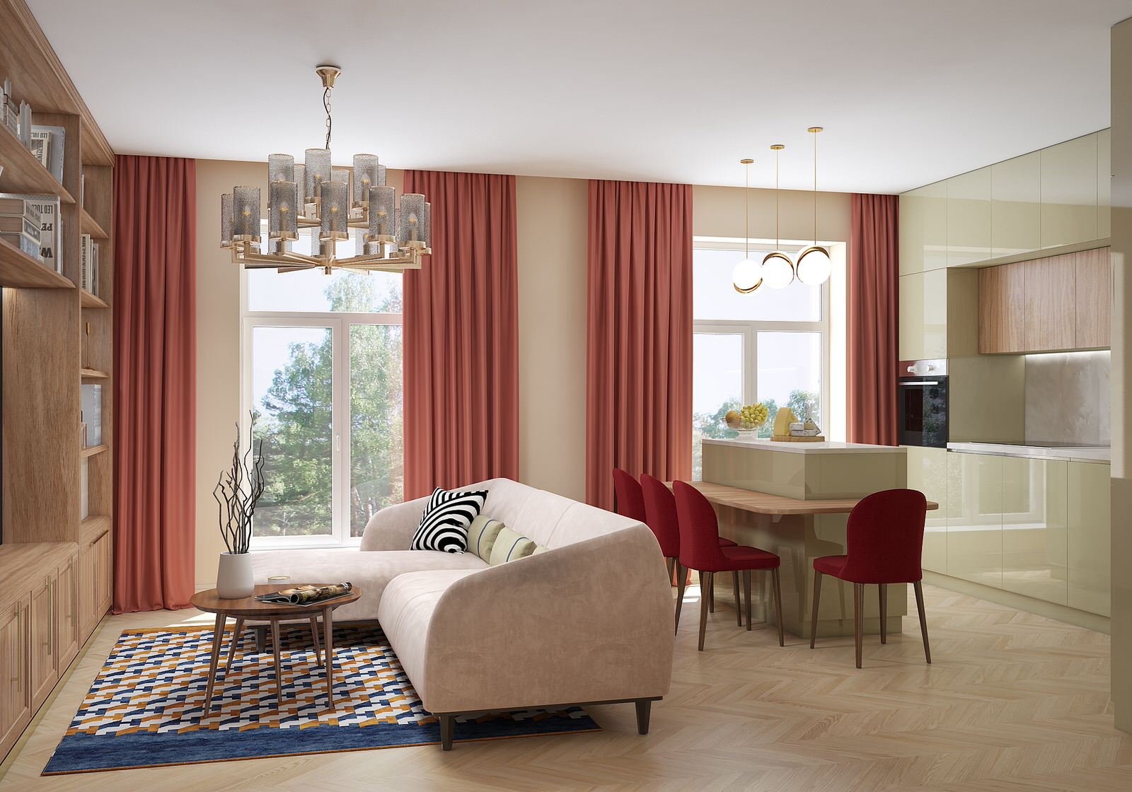 Обложка проекта: Модный интерьер в Санкт - Петербурге