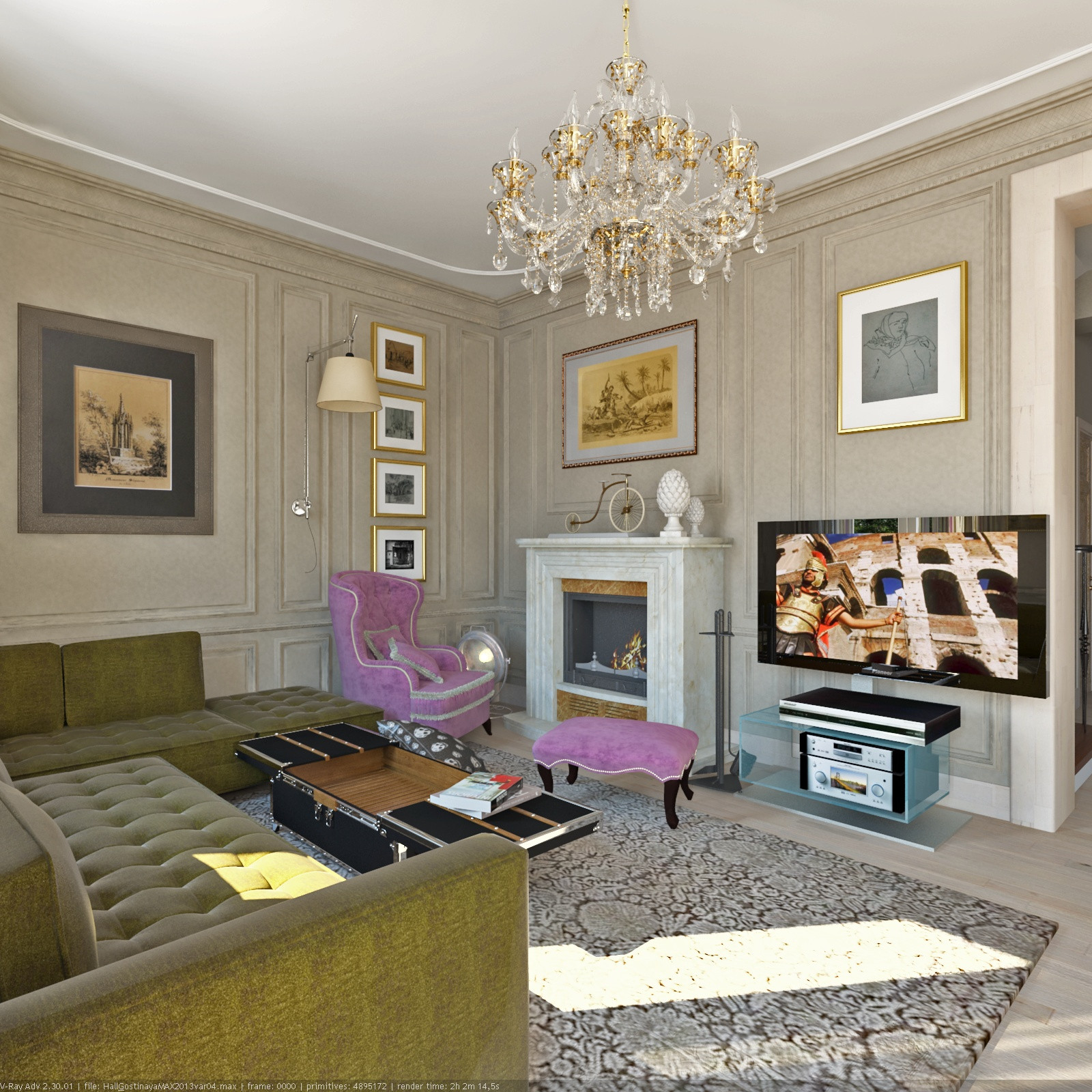 Интерьеры в таунхаусе.