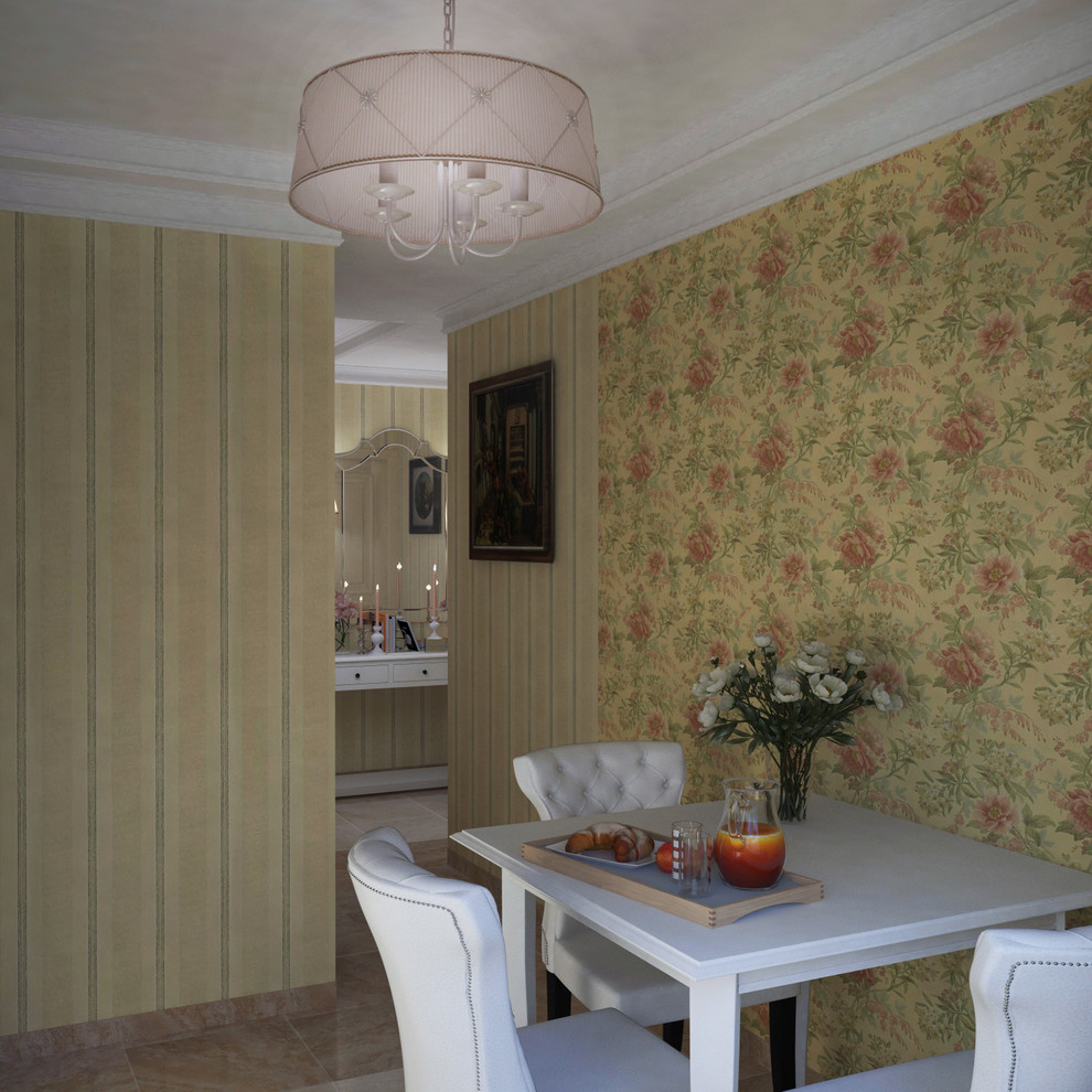 Классический стиль в однокомнатной квартире