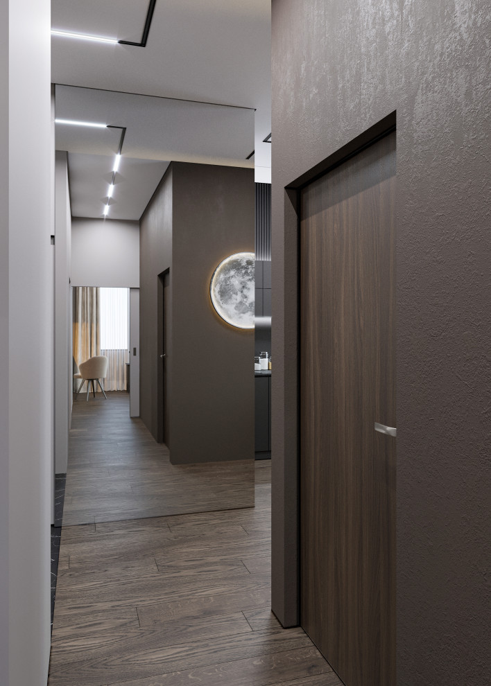 Двухкомнатная квартира в контрастном дизайне