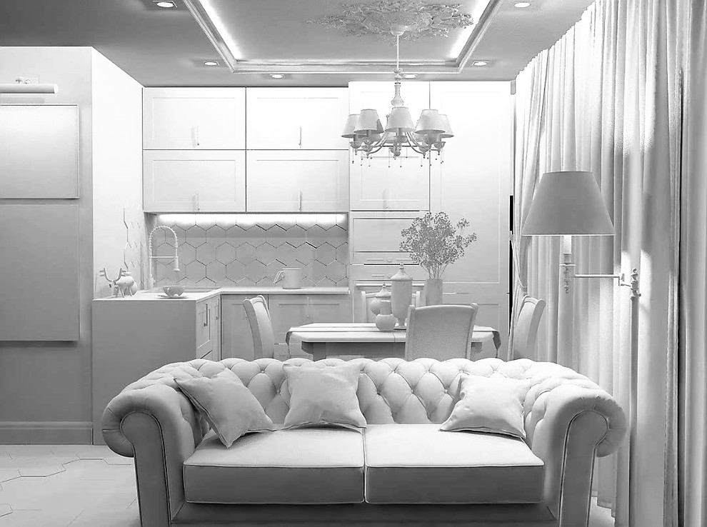 Обложка проекта: однакомнатная квартира