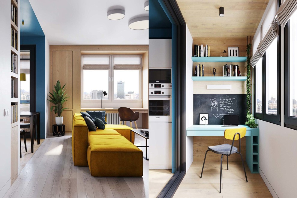 Проект трехкомнатной квартиры "КУБ"