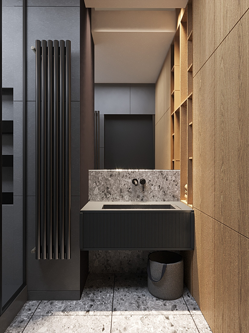 Минималистичный интерьер на Юге Москвы