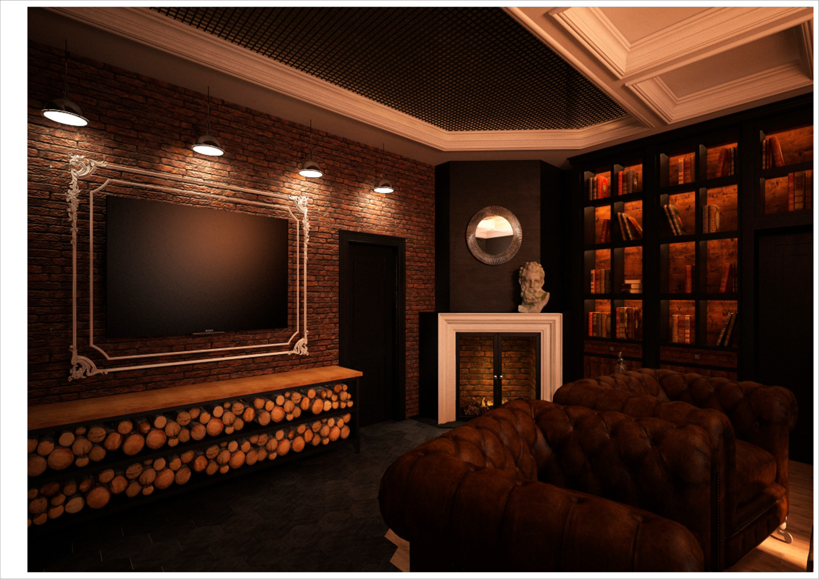 Restaurant_006_визуализация интерьера ресторана в "г. Волгодонск  51"