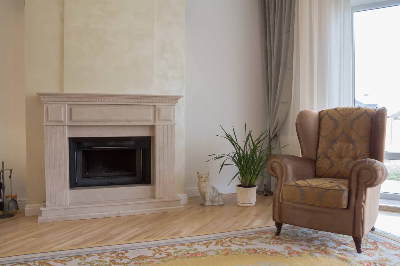 Обложка проекта: Классический мраморный камин Таллинн