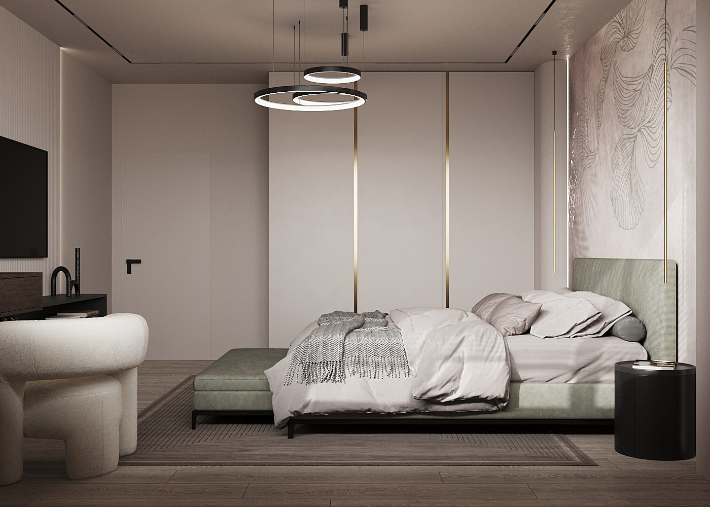 Спальня в современном стиле