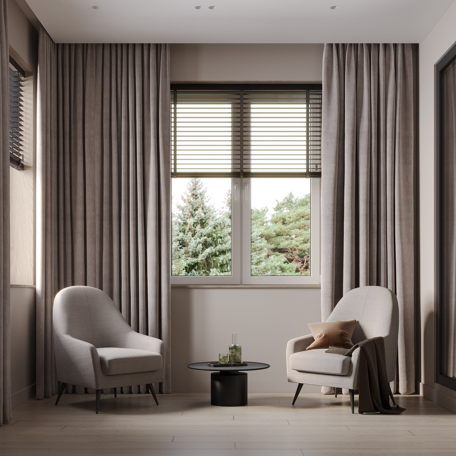 Дом Лесной Остров. Мастер-спальня