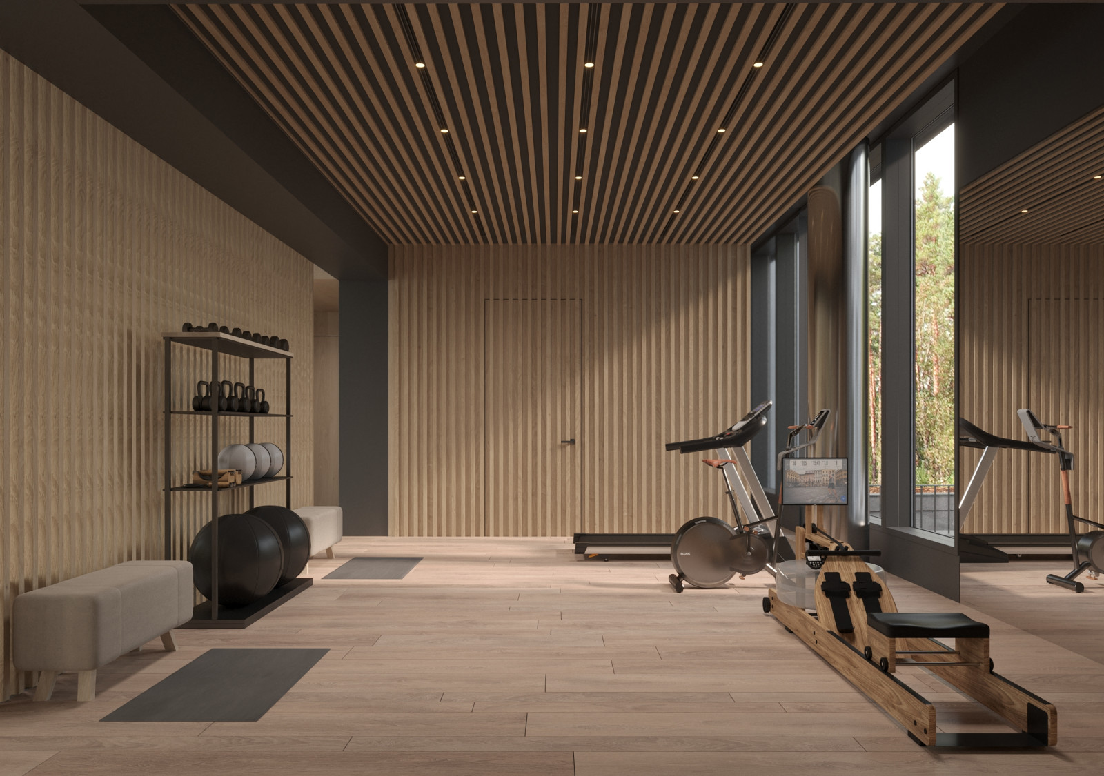 Интерьер загородного SPA