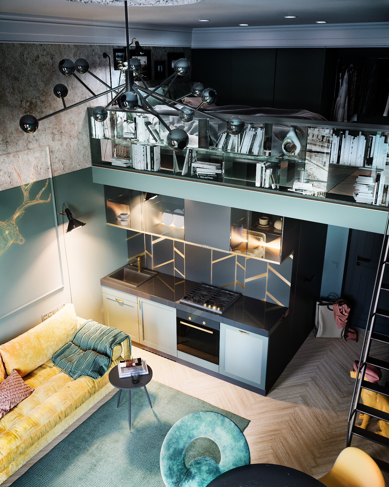 St. Petersburg - eclectic style studio