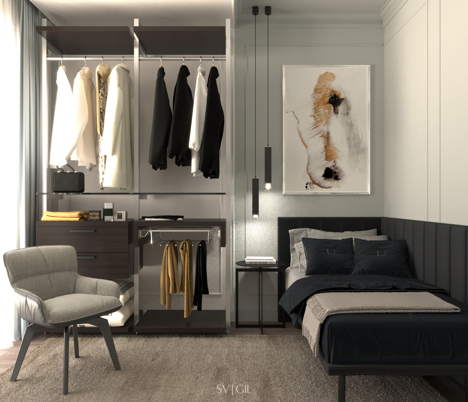 Современный интерьер коттеджа