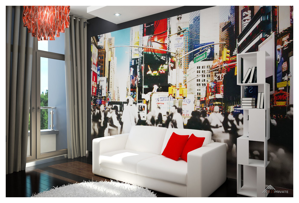 Дизайн-проект частной квартиры в г. Москва. ЖК "город Яхт"