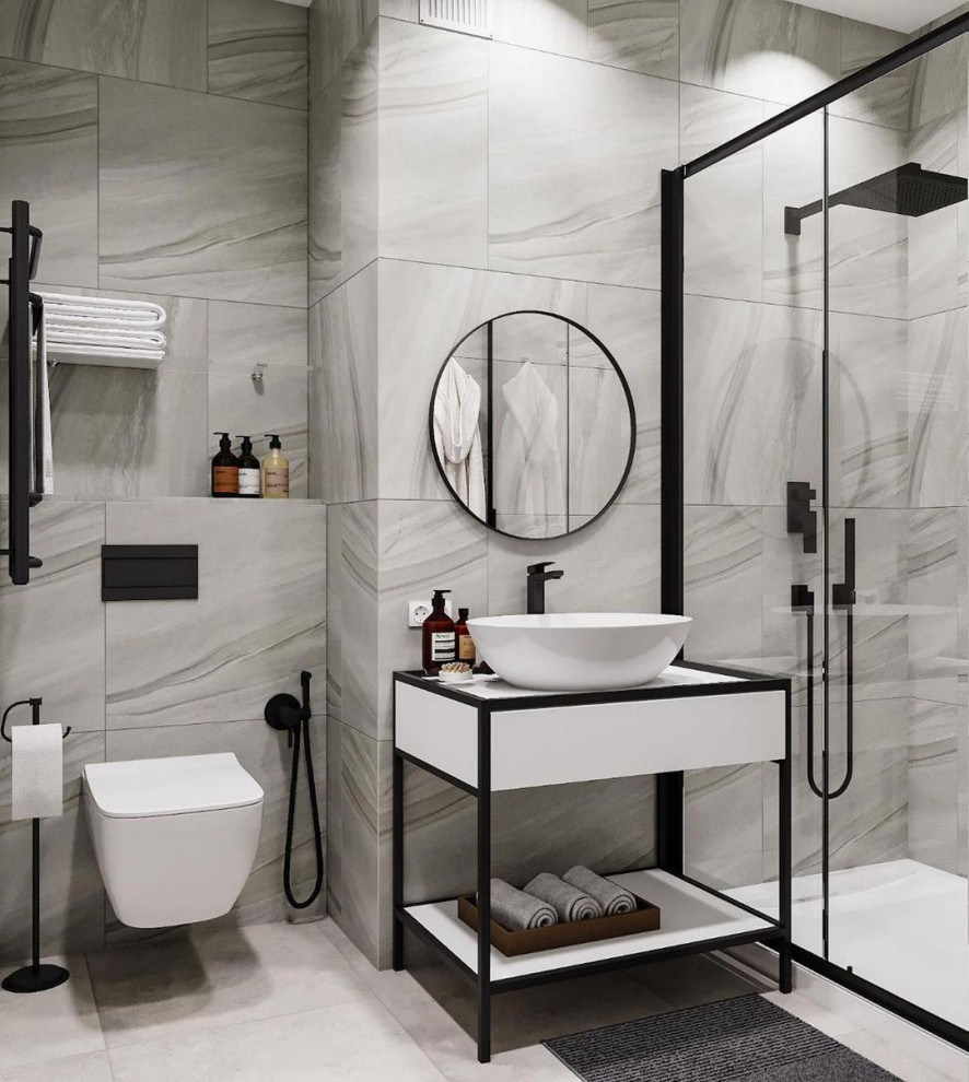 Дизайн проект ванной комнаты