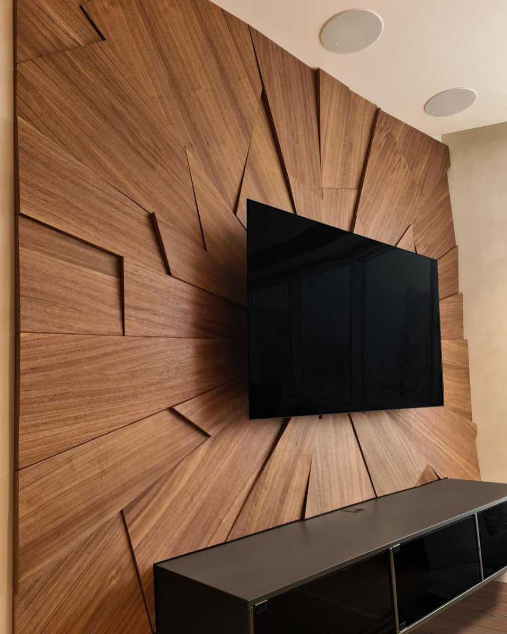 Обложка проекта: Декоративные панели из ценных пород древесины для стен и потолков