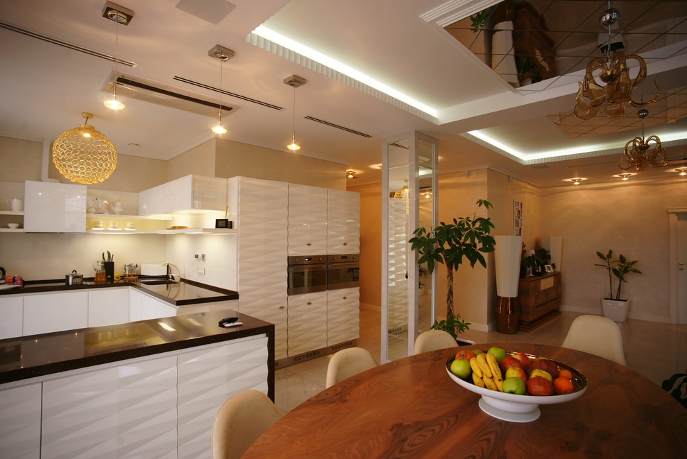 Примеры работ - кухня-гостиная