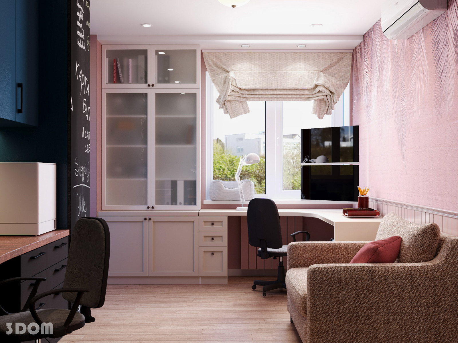 КВАРТИРА ЖК "ТВОЙ ДОМ" АКСАЙ 82кв.м | 3DOM