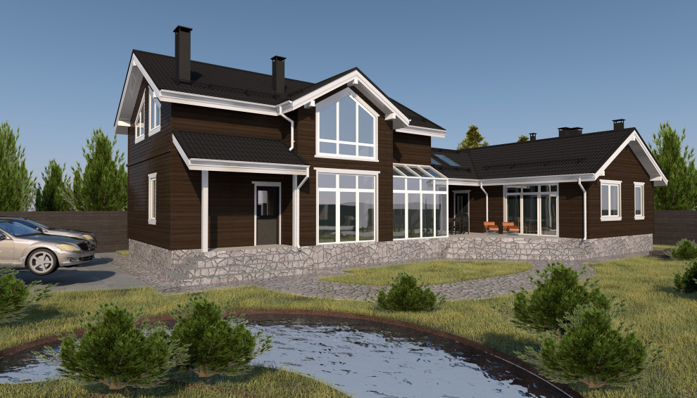 Обложка проекта: Каркасный дом в Огоньково