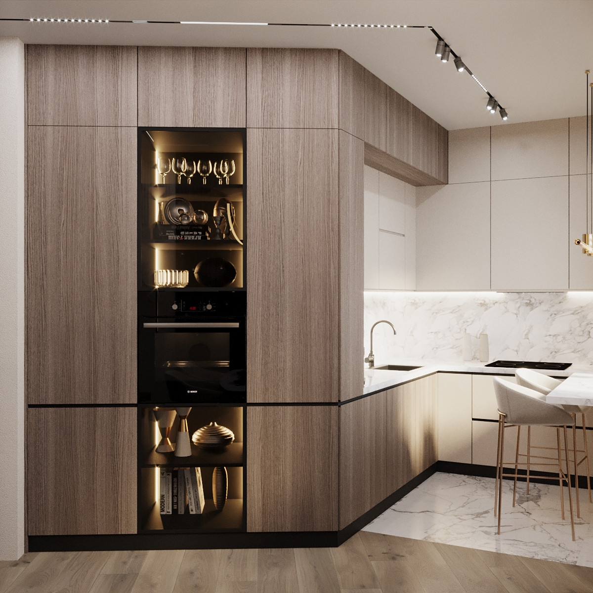 Дизайн-проект квартиры в ЖК Питер