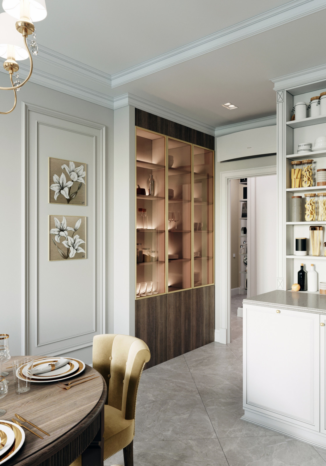 Квартира в Коммунарке "Светлая меланхолия" - 76,75 кв.м.