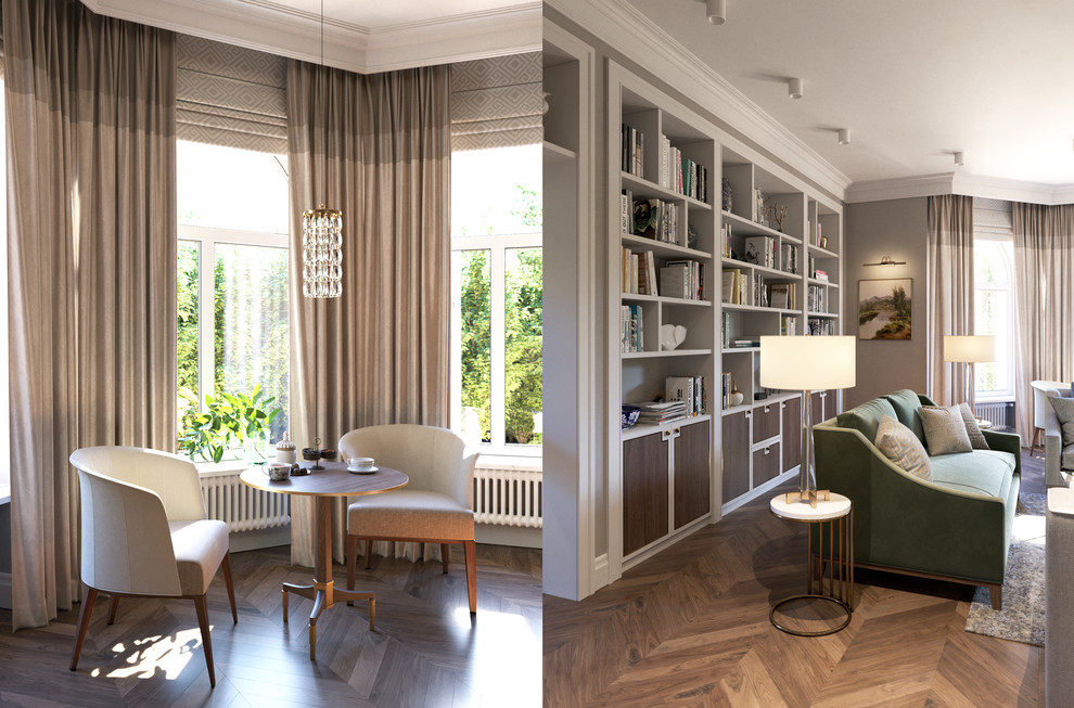 Проект интерьера загородного дома в Голиково